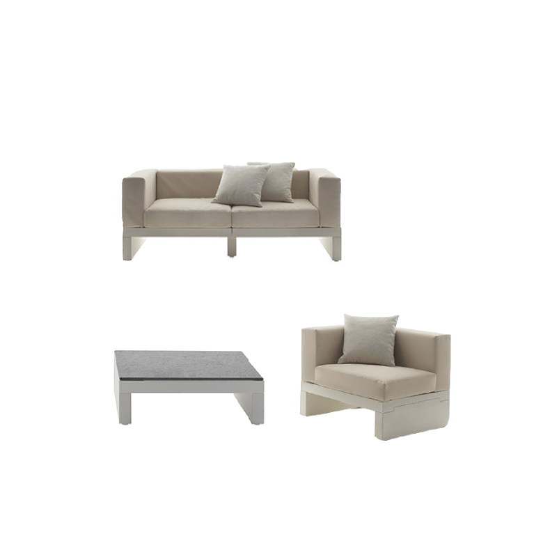 Hour Sofa Pouf and Table by Serralunga Furniture Tables Hour Sofa Pouf and Table by Serralunga Furniture Tables